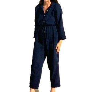 Honest Cotton Crinkle Gauze Jumpsuit
